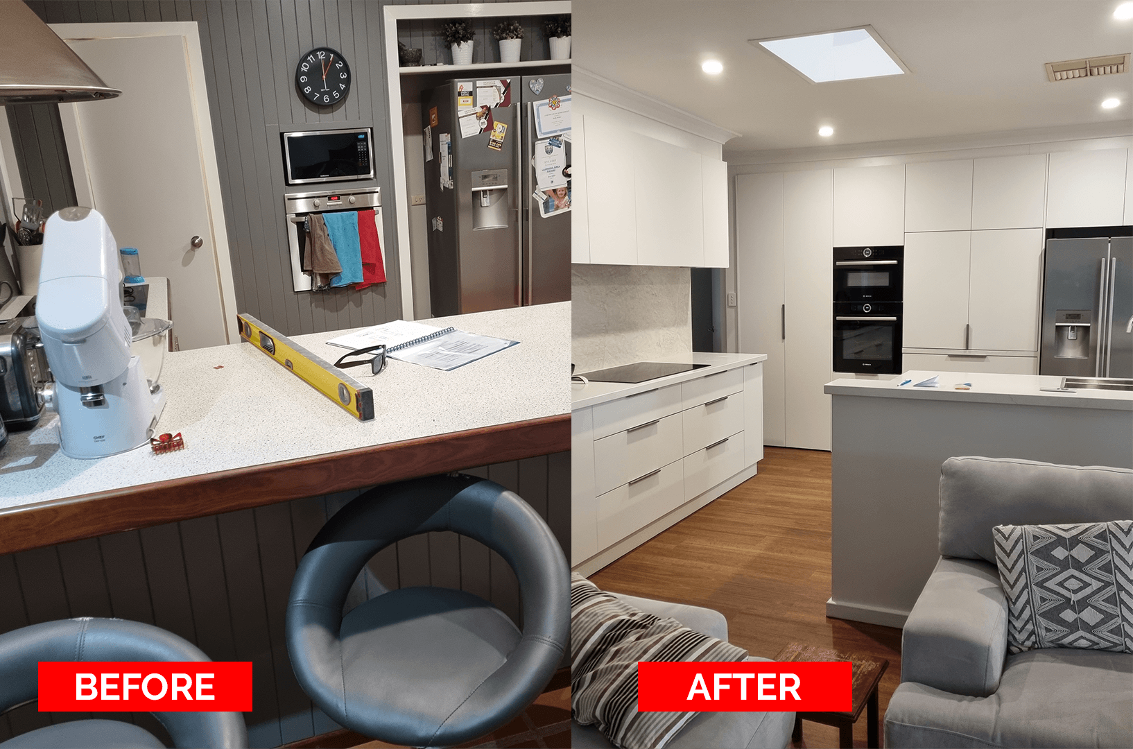 Before and After Kitchen Decor #1